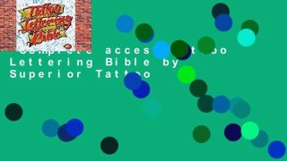 Complete acces  Tattoo Lettering Bible by Superior Tattoo