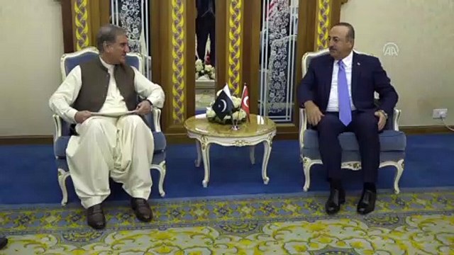 Çavuşoğlu, Pakistan Dışişleri Bakanı Şah Mahmut Kureyşi ile görüştü - CİDDE