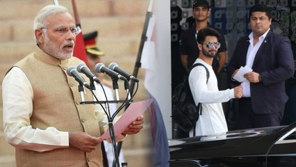 Shahid Kapoor leaves for Delhi to attend PM Narendra Modi’s oath ceremony | FilmiBeat