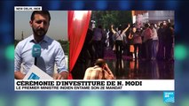 Investiture de Modi, qui entame son deuxième mandat