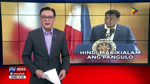 Pangulong #Duterte, iginiit na 'di makikialam sa House Speakership issue