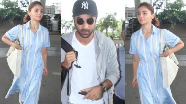Alia Bhatt and Ranbir Kapoor head to Varanasi for Brahmastra; Watch video | FilmiBeat