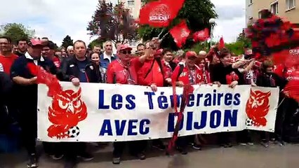 Dijon : les supporters du DFCO en route pour Lens