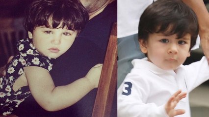 Taimur Ali Khan जैसी दिखती थीं बचपन में Tara Sutaria | FilmiBeat