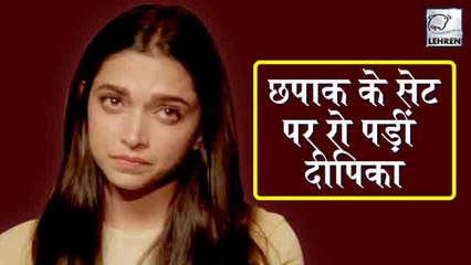 Deepika Padukone Cried On the Sets Of Chhapaak