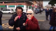 La nonna inveisce contro Salvini