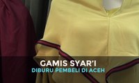 Gamis Syar'i Diburu Pembeli di Aceh