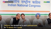 Congress decides not to send spokespersons for TV debates