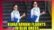 Kiara Advani flaunts in Blue short dress