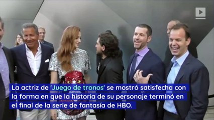 Sophie Turner dice que es hora de dejar ir a Sansa Stark