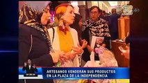 Presidente Moreno inaugura plaza donde artesanos venderán sus productos