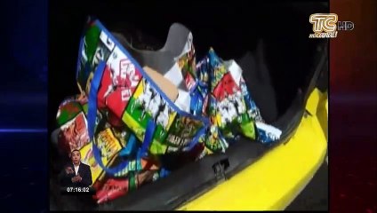 Decomisan marihuana encontrada en taxi en Quito