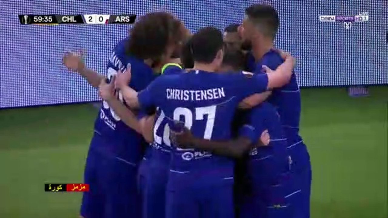 ملخص مباراة تشيلسي وارسنال 4-1 ثنائية هـازاارد- جنوون حفيظ الدراجي- النهااائي