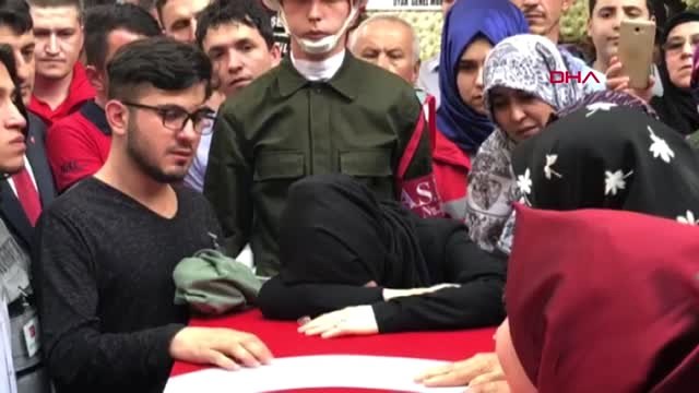 SAKARYA Şehit Piyade Teğmen Raşit Aydın son yolculuğuna uğurlandı
