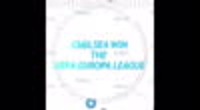 Socialeyesed - Chelsea win the Europa League