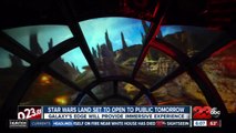 Sneak peak of Millennium Falcon Smuggler Run Ride at Star Wars Galaxy's Edge