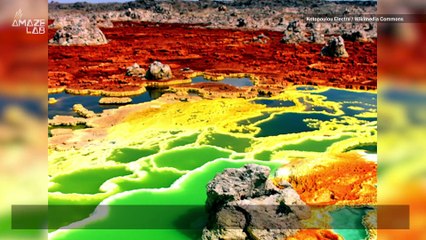 The Hottest Place on Earth is Covered in Bubbling Acid Ponds