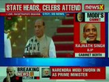 Narendra Modi swearing-in ceremony: Rajnath Singh takes Oath