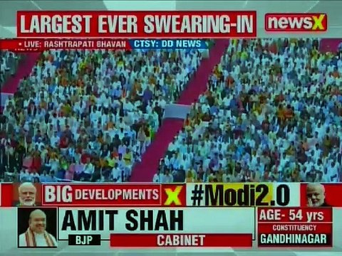 Narendra Modi swearing-in ceremony: Amit Shah takes Oath