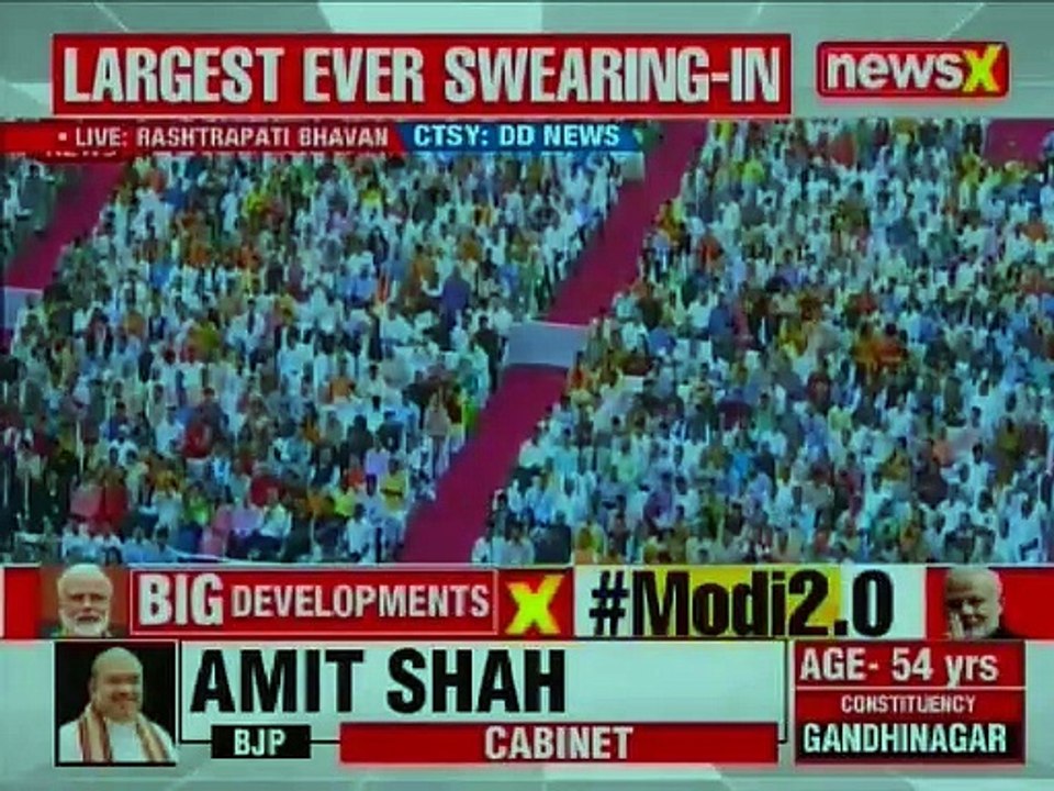 Narendra Modi swearing-in ceremony: Amit Shah takes Oath