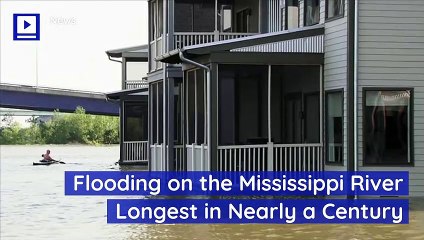 Flooding on the Mississippi River Longest in Nearly a Century