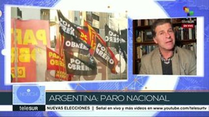 Contundente paro nacional en Argentina contra políticas de Macri