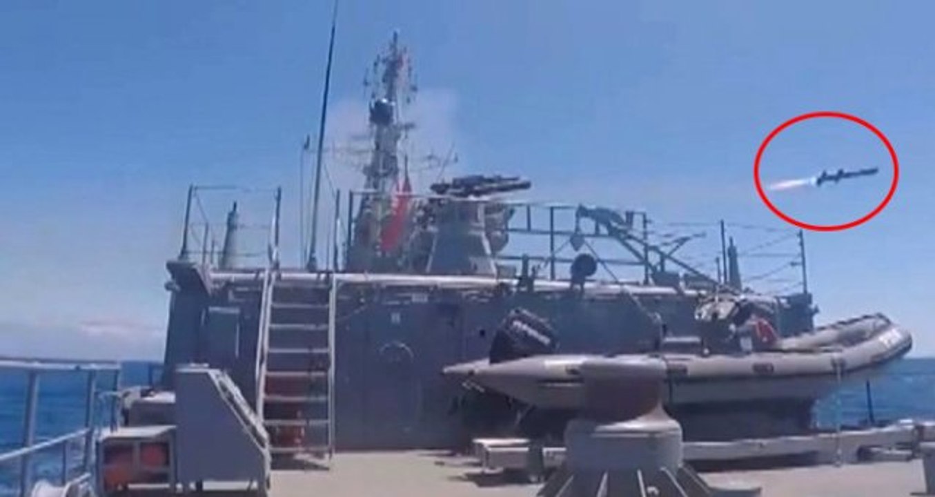 Milli Savunma Bakanlığı paylaştı! İşte yerli ve milli L-UMTAS füzesinin atış anı