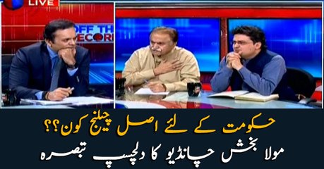 Who is the real challenge for Government? Maula Bux Chandio's interesting analysis