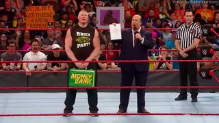 Brock Lesnar learns an important Money in the Bank detail  Raw, May 27, 2019