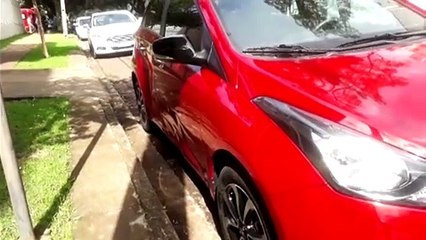 Mulher fica ferida em acidente na Rua Mato Grosso