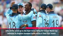 Archer stars as England win CWC opener