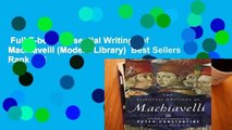 Full E-book  Essential Writings of Machiavelli (Modern Library)  Best Sellers Rank : #3