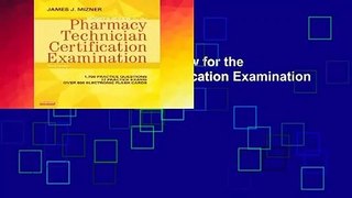 Full version  Mosby's Review for the Pharmacy Technician Certification Examination with Access