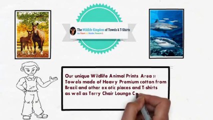 The Wildlife Kingdom of Towels & T-Shirts