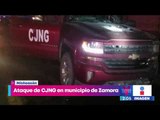 Comando armado del CJNG atacan a policías en Zamora | Noticias con Yuriria Sierra