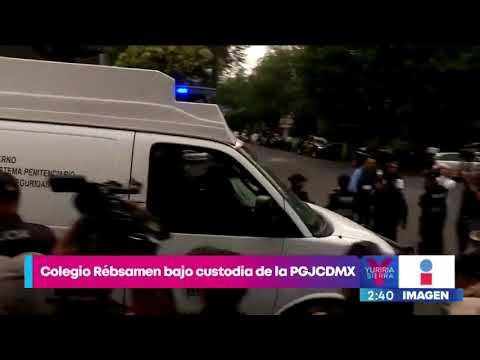 Colegio Rébsamen bajo custodia de la PGJ CDMX | Noticias con Yuriria Sierra