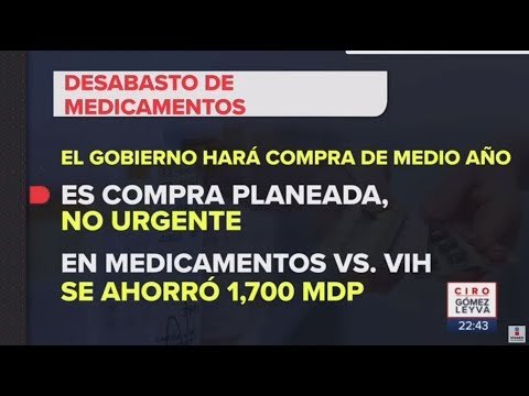 Así resolverán el desabasto de medicamentos en hospitales | Noticias con Ciro Gómez Leyva