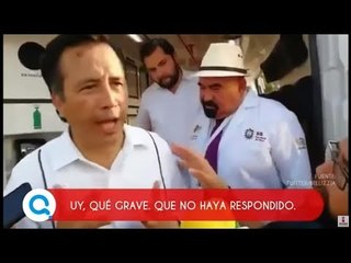 Gobernador de Veracruz se pitorrea de periodistas | Qué Importa