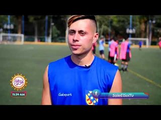 ¡Ana Alicia conoció a un equipo de futbol de jóvenes refugiados! | Sale el Sol