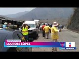 Así fue el brutal accidente de un tráiler y un camión en la carretera Puebla-Orizaba