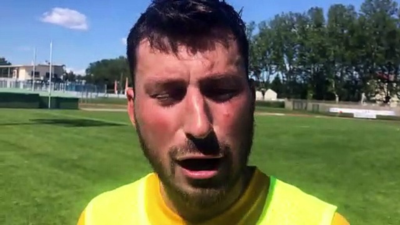 Coupe du Rhône (1/2 finale) – Cyril BADOIL réagit après l’élimination du FC VAL LYONNAIS contre le FC LYON