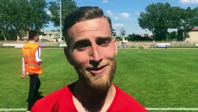 Coupe du Rhône (1/2 finale) – Axel REA réagit après la qualification du FC LYON contre le FC FC VAL LYONNAIS