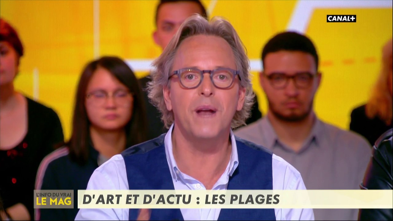 Daniel Schick : les plages - L'Info du Vrai du 30/05 - CANAL+