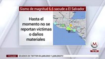 Sismo de 6.6 en El Salvador activa alerta de tsunami en el Pacifico