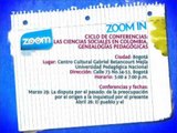 ZOOM IN   CICLO DE CONFERENCIAS  LAS CIENCIAS SOCIALES EN COLOMBIA, GENEALOGÍAS PEDAGÓGICAS
