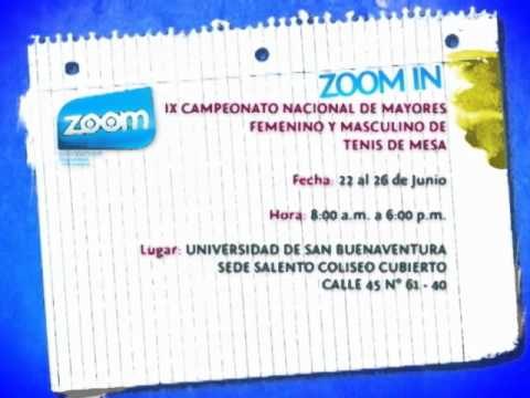 ZOOM IN - IX CAMPEONATO NACIONAL DE MAYORES FEMENINO Y MASCULINO DE TENIS DE MESA