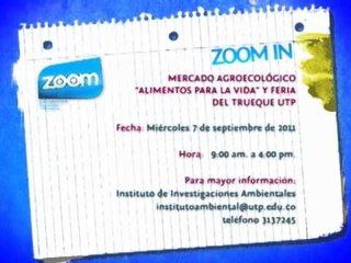 ZOOM IN - Mercado agroecológico "Alimentos para la vida" y Feria del Trueque UTP