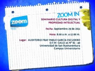 ZOOM IN - SEMINARIO CULTURA DIGITAL Y PROPIEDAD INTELECTUAL