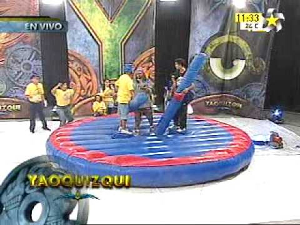 Pelea en Yaoquizqui (fight on tv)
