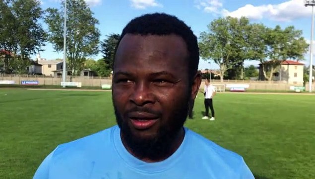 Coupe du Rhône (1/2 finale) – Patrick NZOUNGO réagit après la qualification du FC VAULX B contre MDA FOOT B